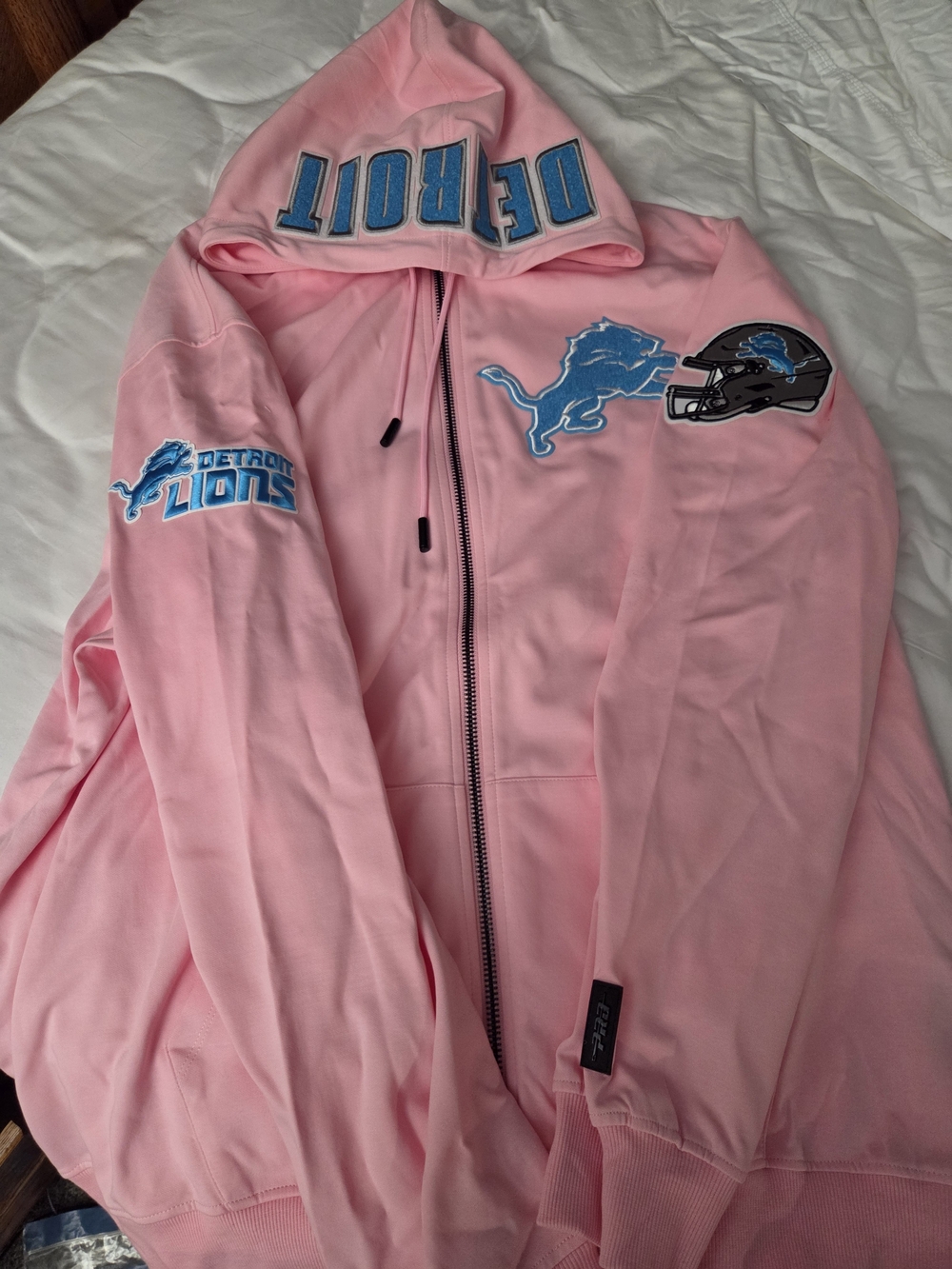 Womens Pink Full-Zip Hoodie Jacket